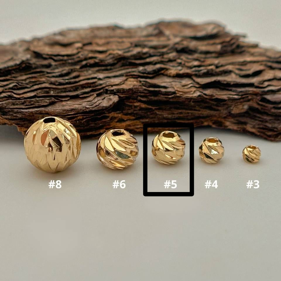 Bola Diamantada Dorada 5mm