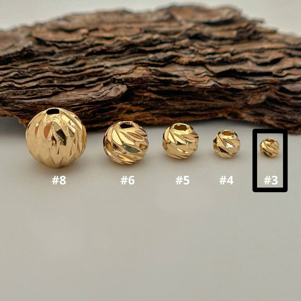 Bola Diamantada Dorada 3mm