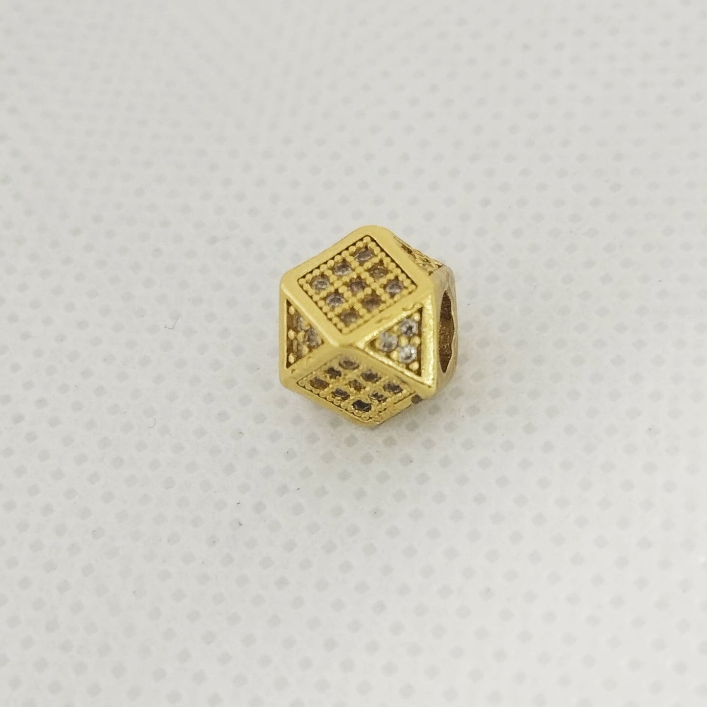 Herraje Rondel Rombo Circones Blancos 1cm