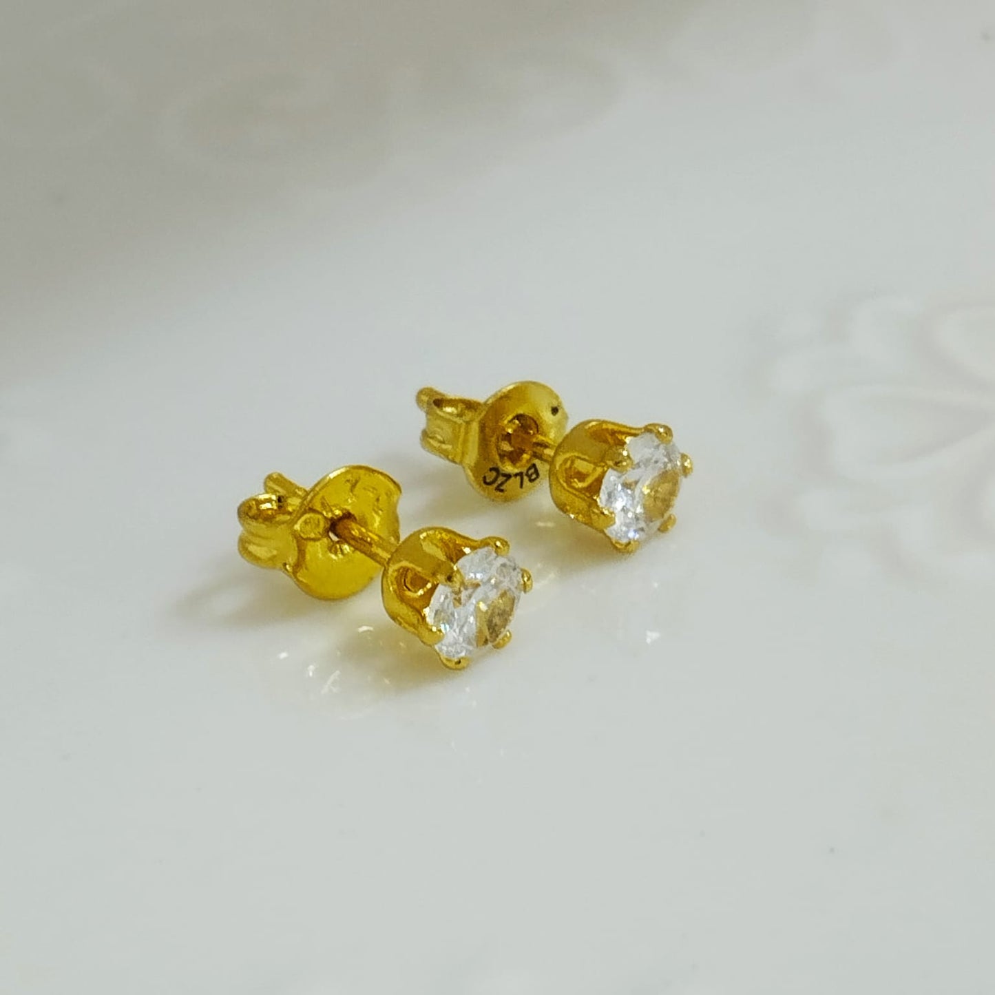 Topo Circon Redondo Blanco