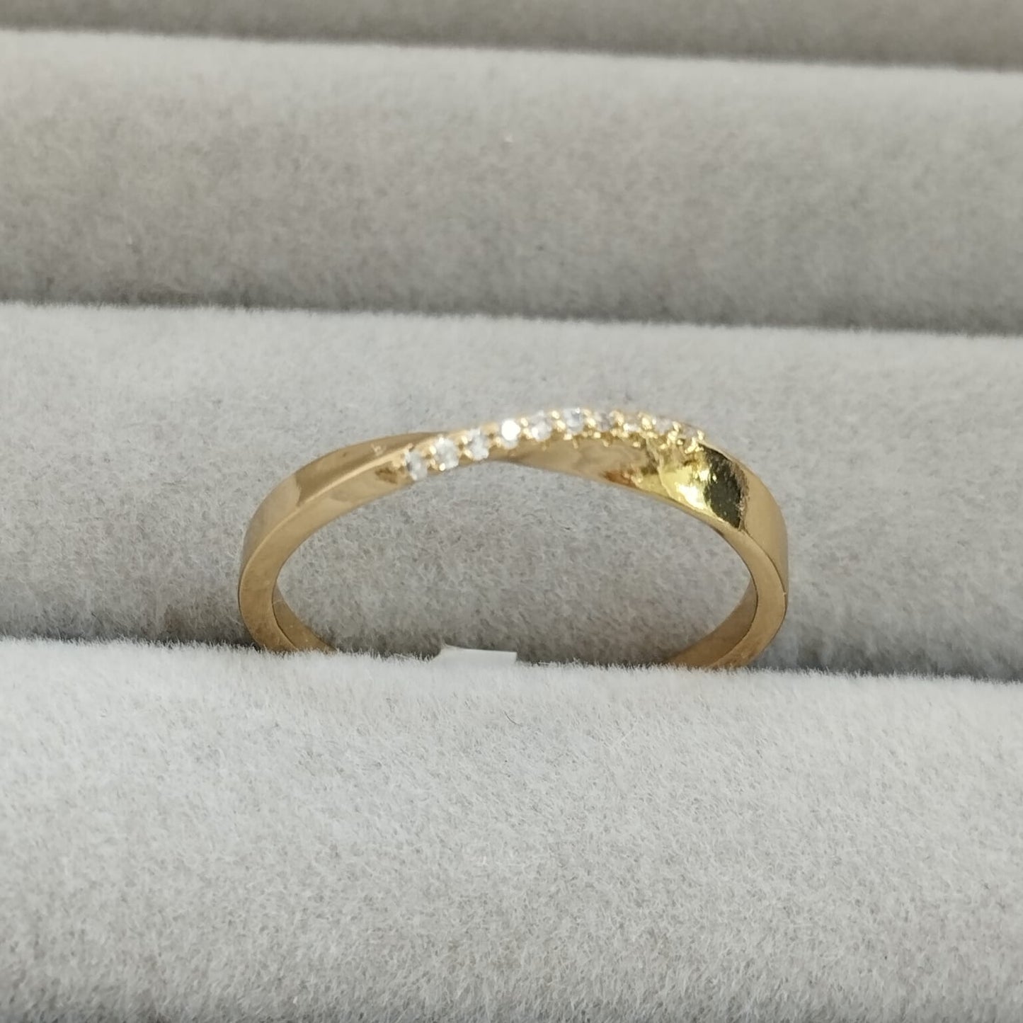 Anillo Churumbella Con Circon Blanco T8 ID: 352