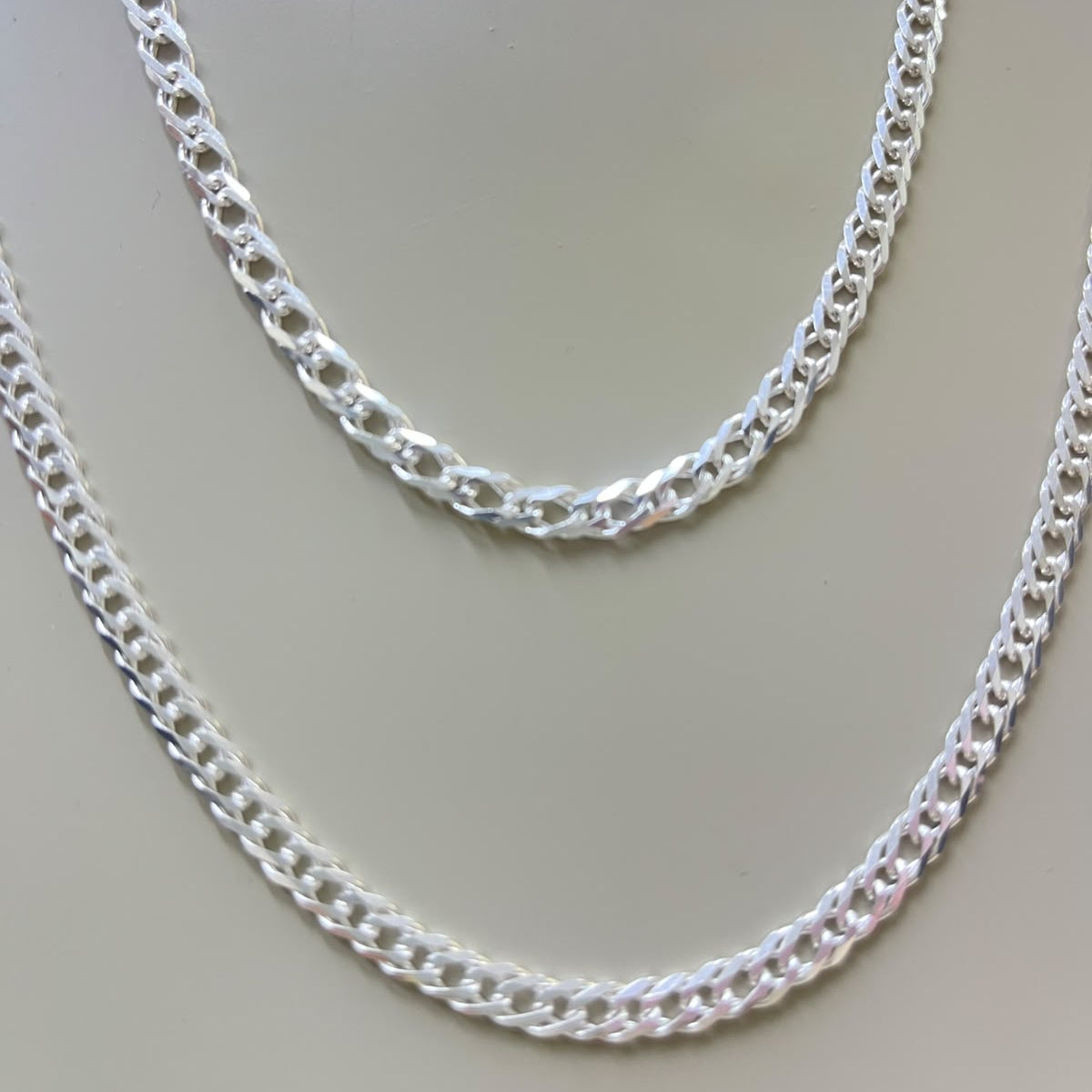 Cadena Cubana doble 60cm 15.03/gr ID: 650