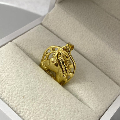 Dije Herradura y caballo 2.6cm