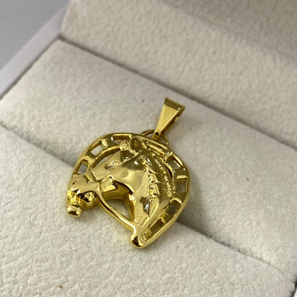 Dije Herradura y caballo 2.6cm