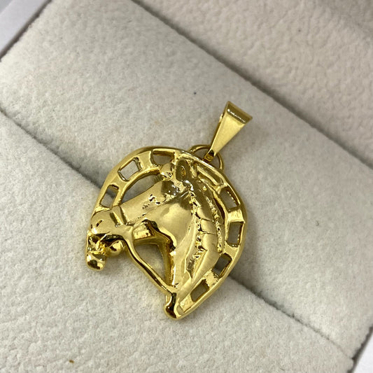 Dije Herradura y caballo 2.6cm