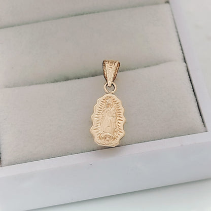 Dije Virgen Guadalupe Silueta Circ󮠤e Colores 2.5cm