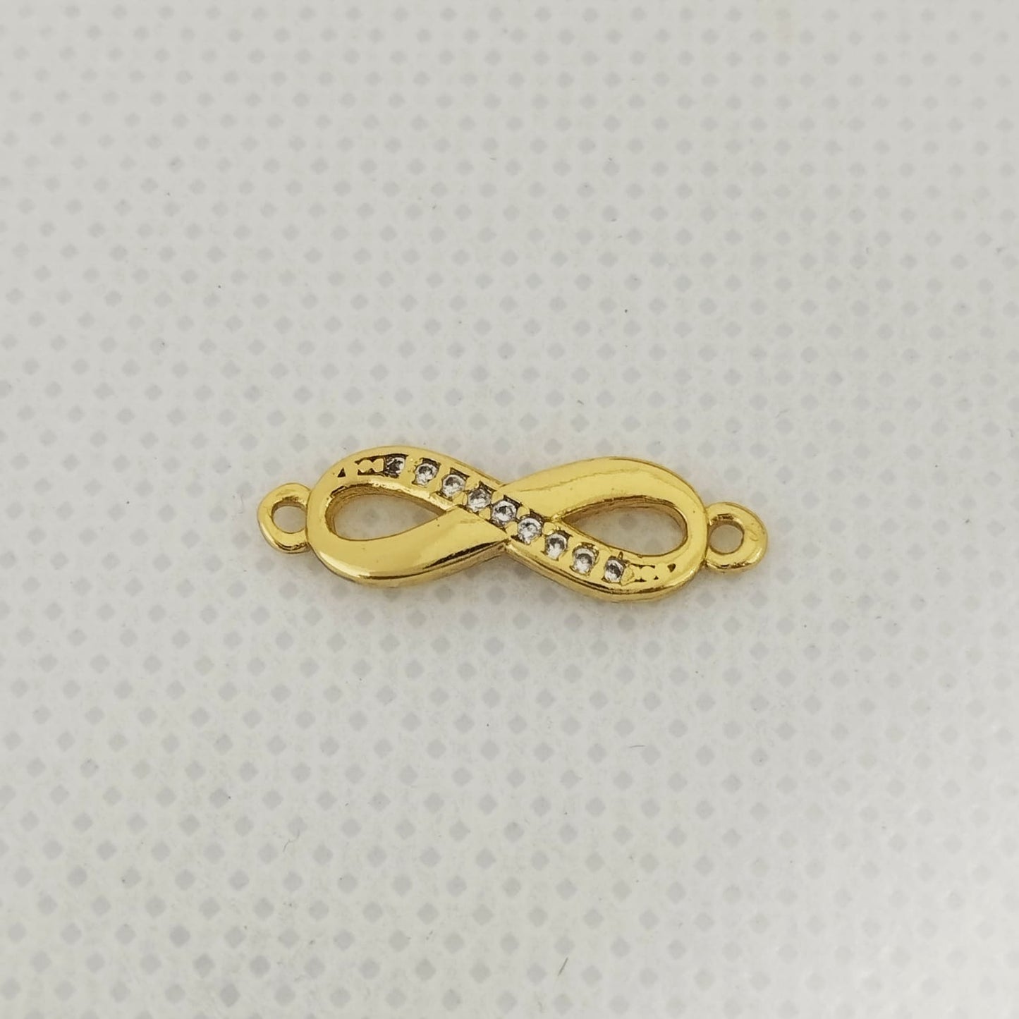 Herraje Infinito con Circones Blancos 2cm