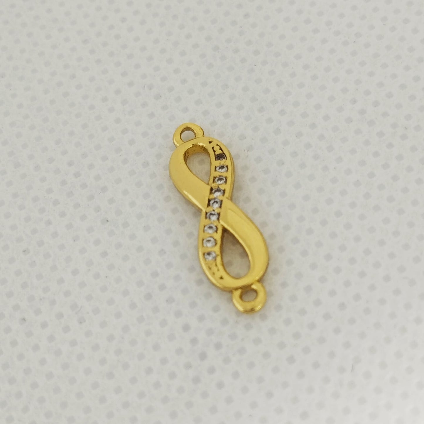 Herraje Infinito con Circones Blancos 2cm