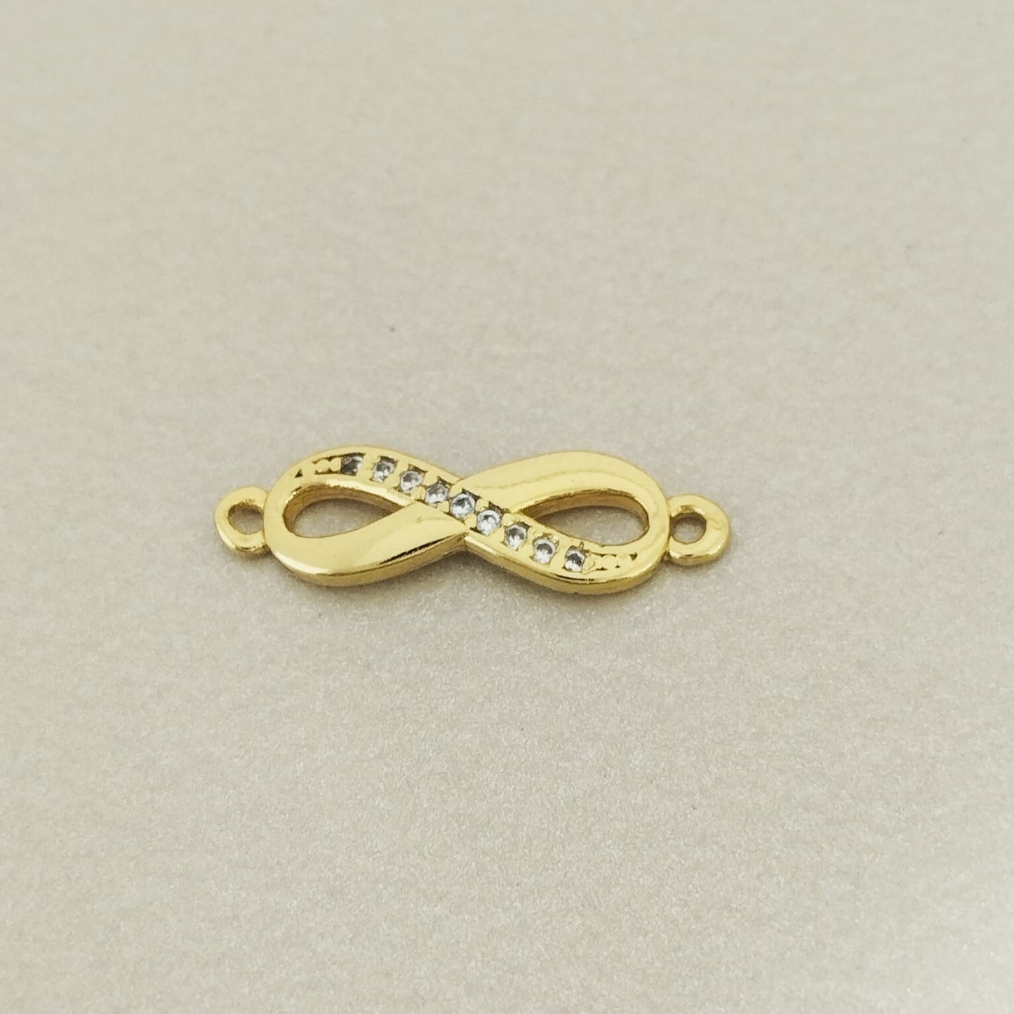 Herraje Infinito con Circones Blancos 2cm