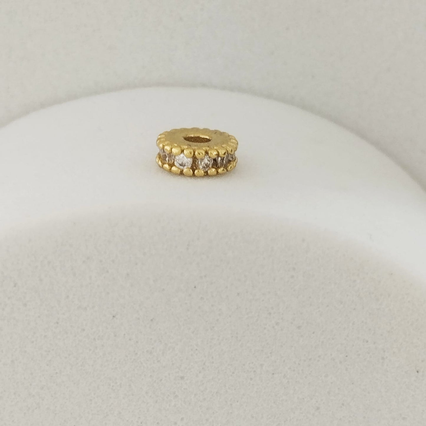 Herraje (separadores ) Rondel Circones blacos x3 5mm