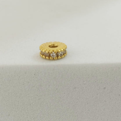 Herraje (separadores ) Rondel Circones blacos x3 5mm