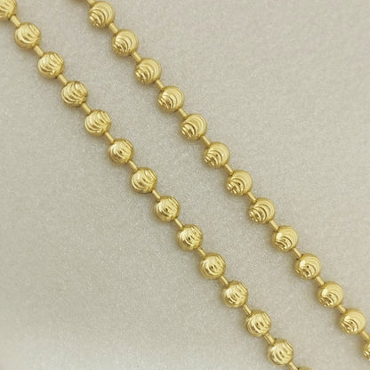 Cadena Militar Diamantada 60cm 2,5mm