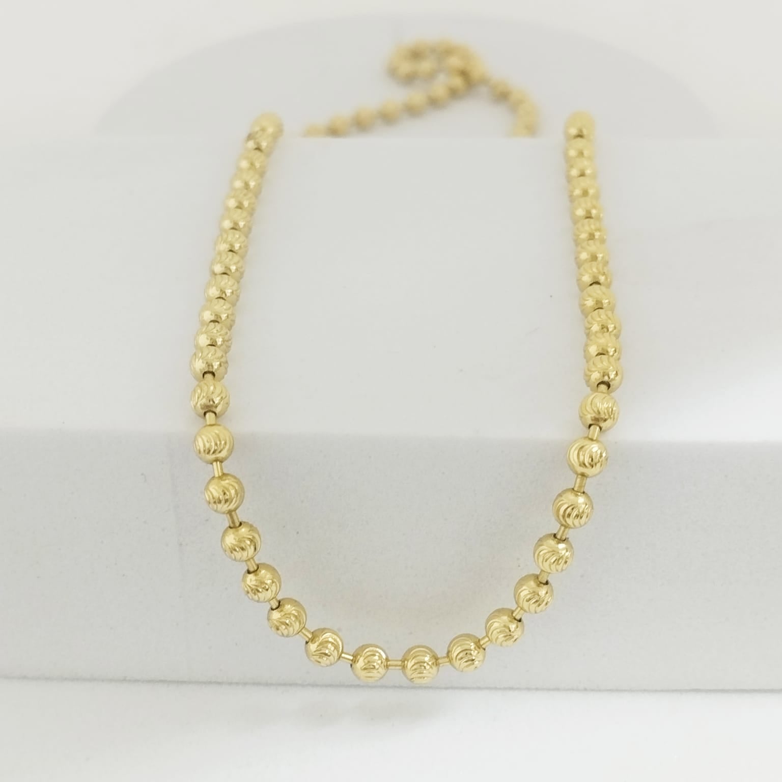 Cadena Militar Diamantada 60cm 2,5mm