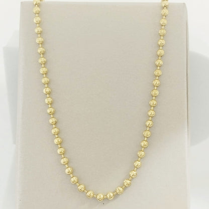 Cadena Militar Diamantada 60cm 2,5mm