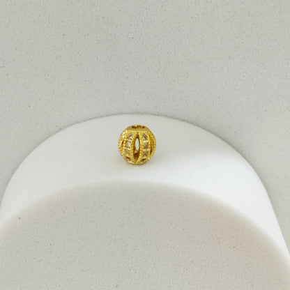 Herraje Bola De Fuego Circon Blanco 5mm