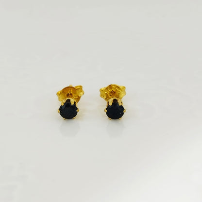 Topo Circon Redondo Negro