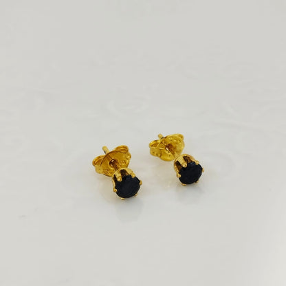 Topo Circon Redondo Negro