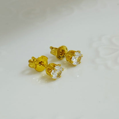 Topo Circon Redondo Blanco