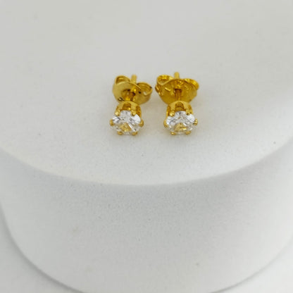 Topo Circon Redondo Blanco