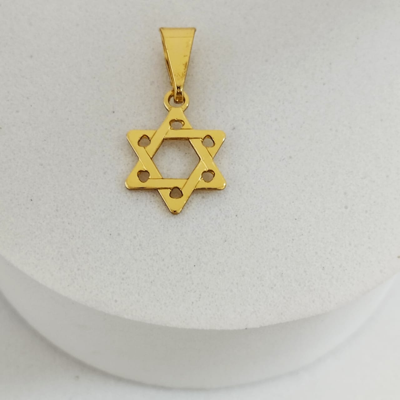 Dije Estrella David Silueta 1.8cm