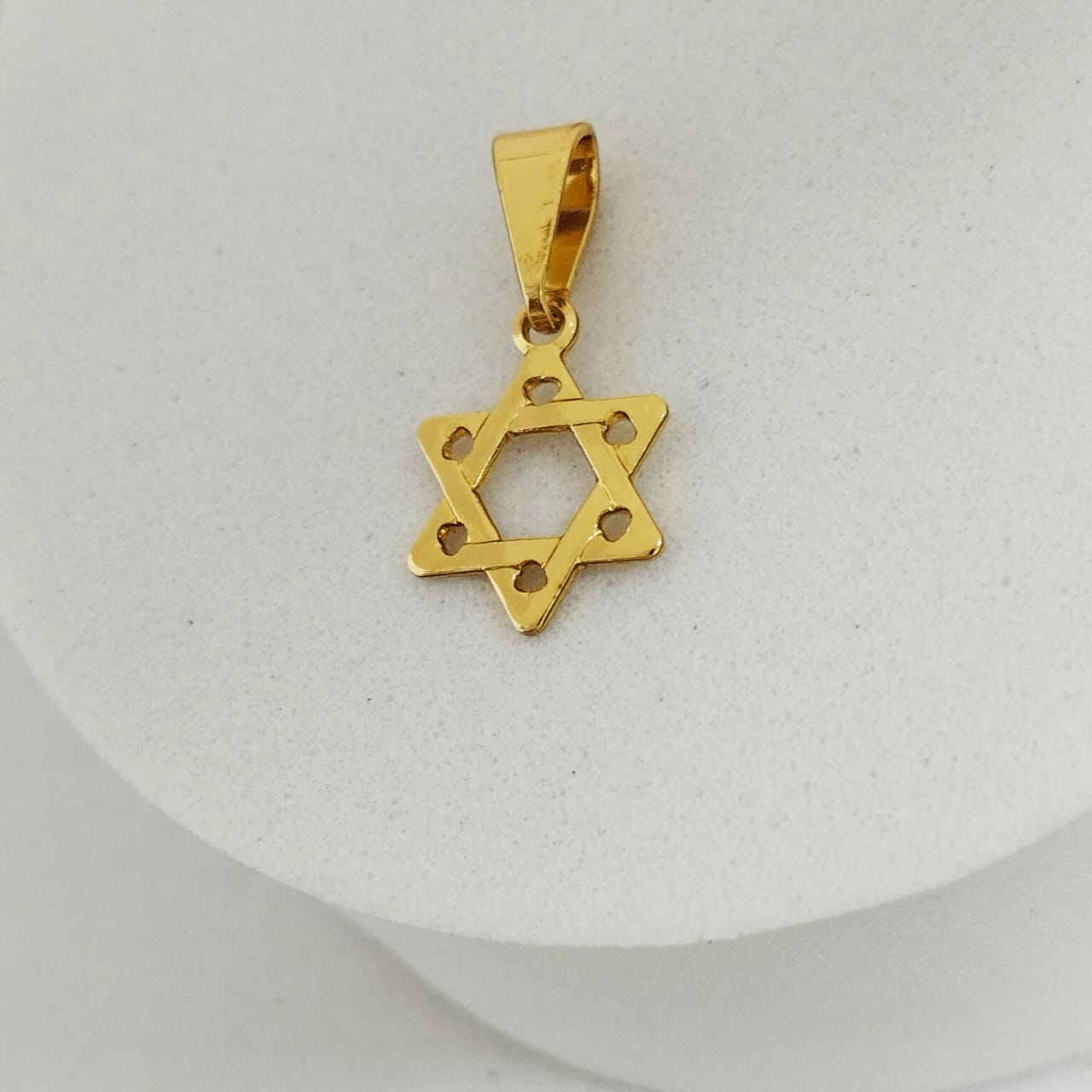 Dije Estrella David Silueta 1.8cm