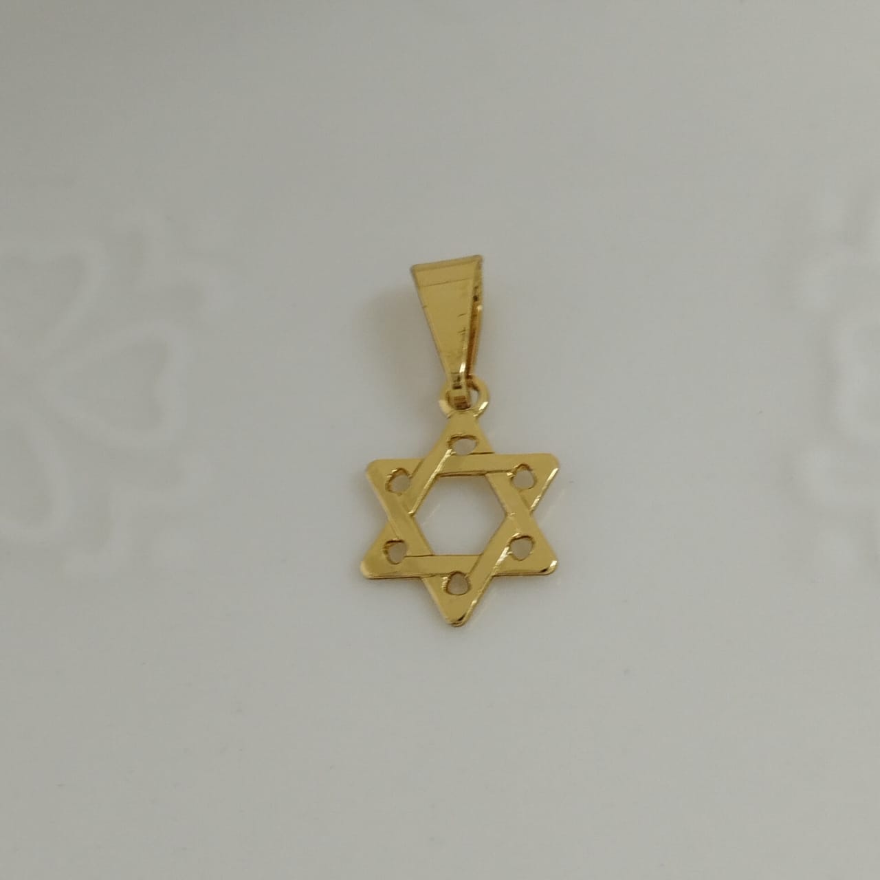 Dije Estrella David Silueta 1.8cm