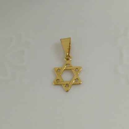 Dije Estrella David Silueta 1.8cm