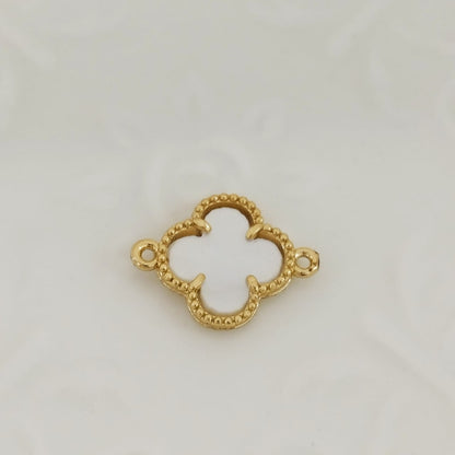 Herraje Trebol Piedra Nacar 1.5cm
