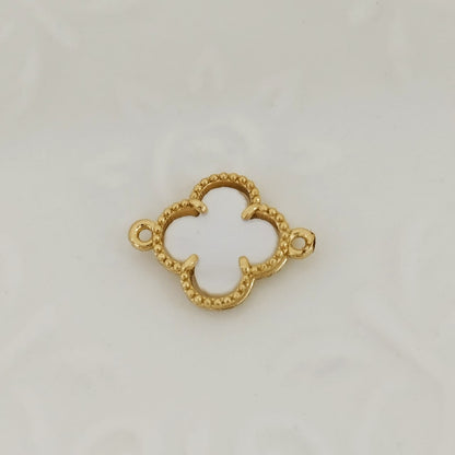 Herraje Trebol Piedra Nacar 1.5cm