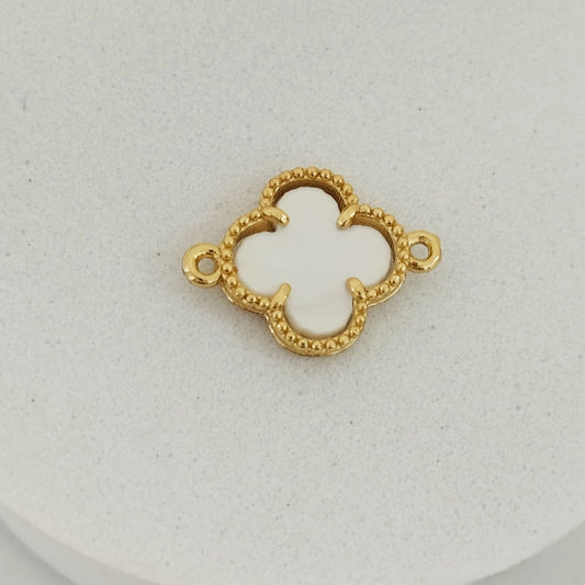 Herraje Trebol Piedra Nacar 1.5cm