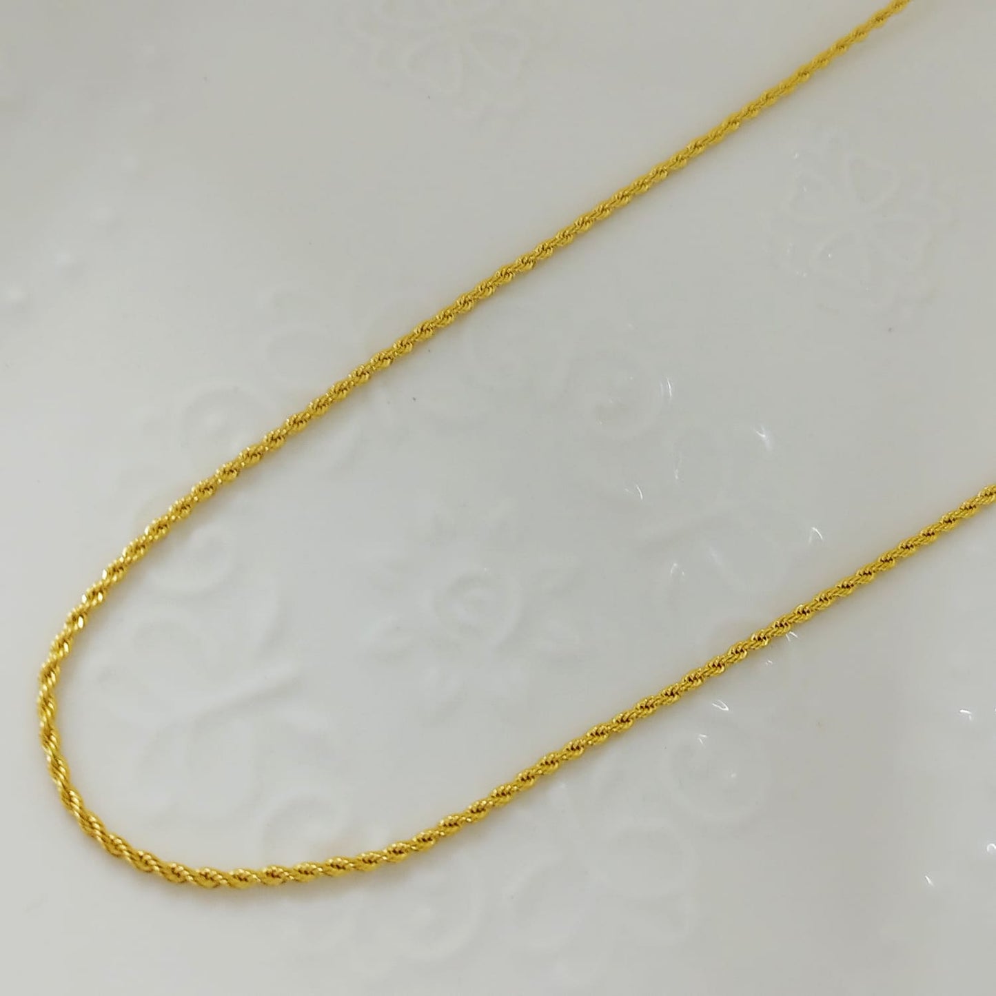 Cadena lazo Amarilla 50cm ID: 147