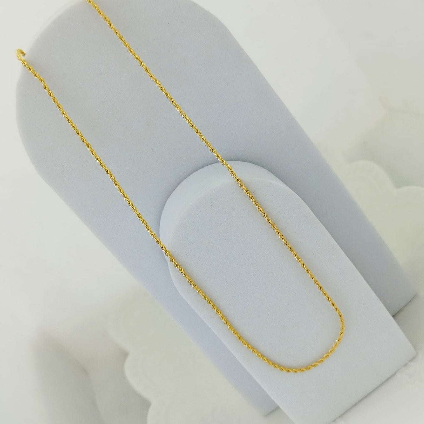 Cadena lazo Amarilla 50cm ID: 147