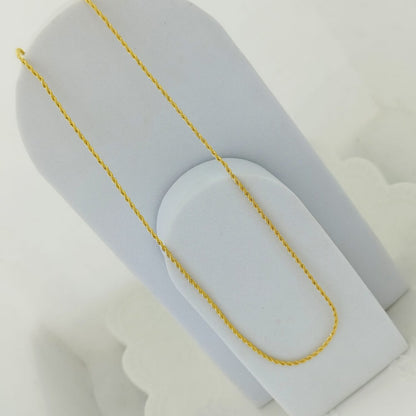 Cadena lazo Amarilla 50cm ID: 147