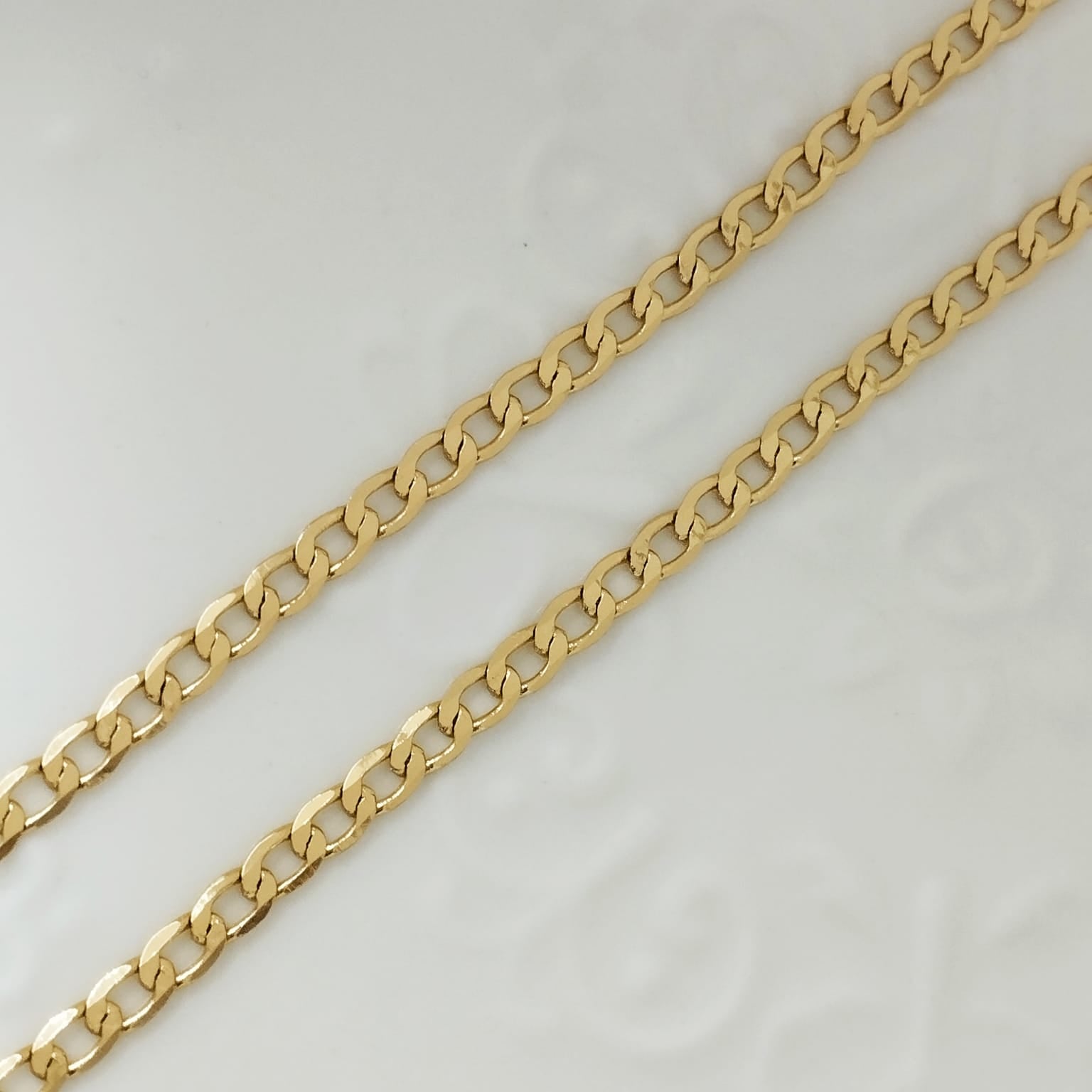 Cadena Cubana Amarillo 60cm ID: 159