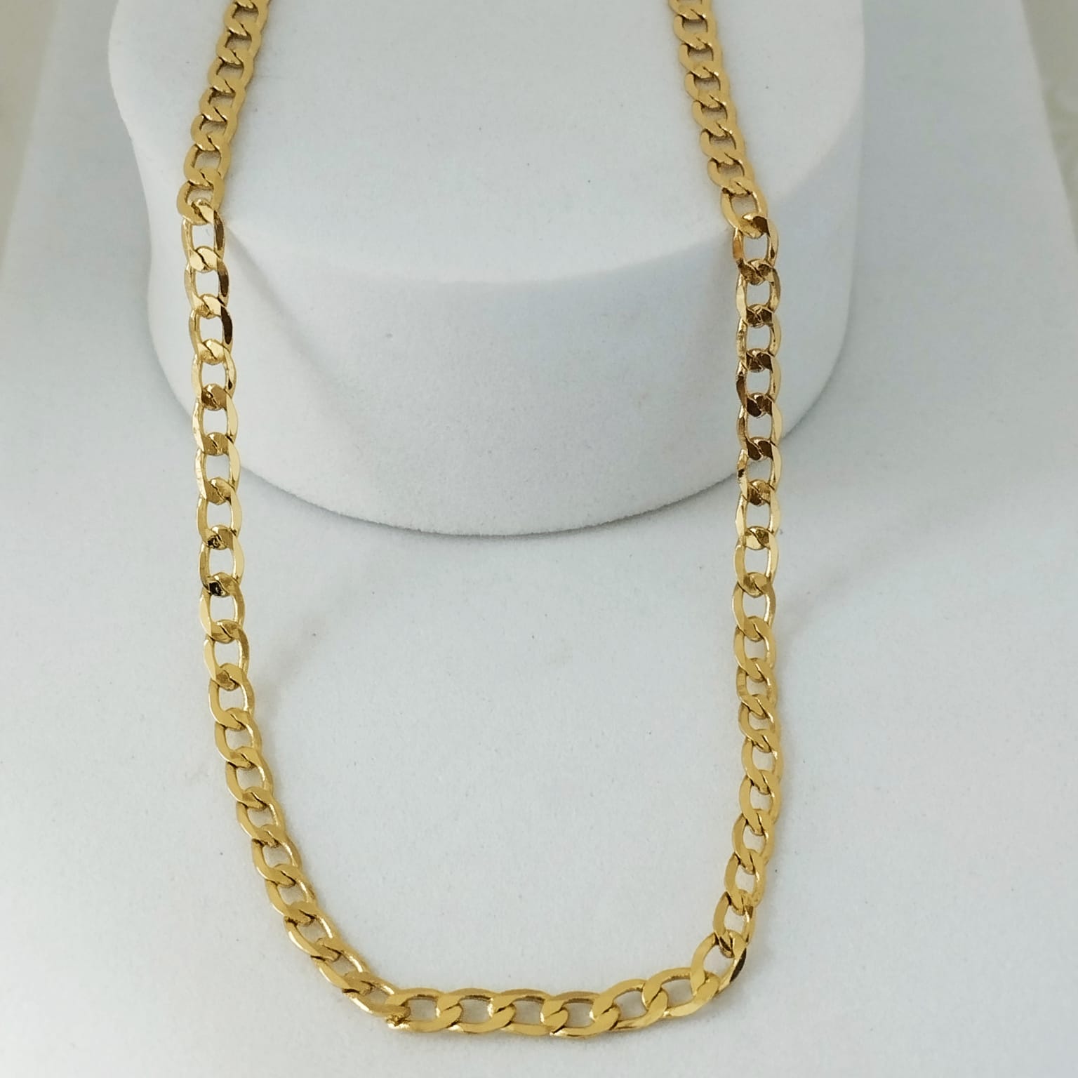 Cadena Cubana Amarillo 60cm ID: 159