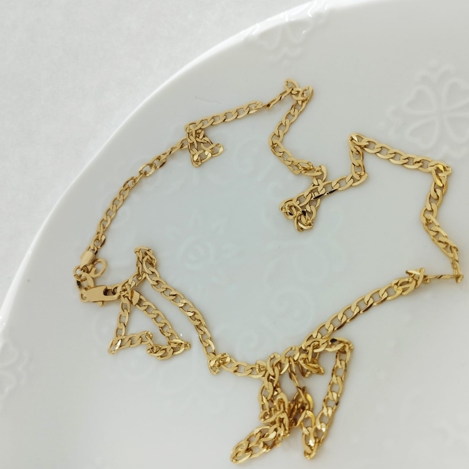 Cadena Cubana Amarillo 60cm ID: 159