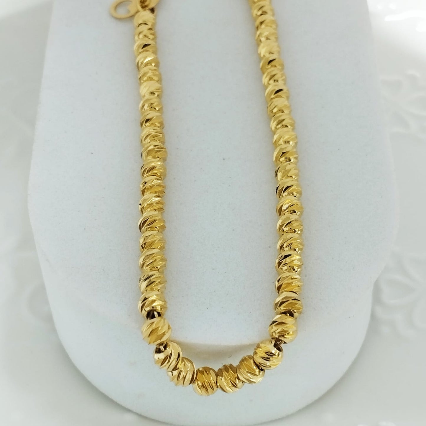 Pulso Militar Balin 4mm Diamantada Amarilla 19cm ID: 169