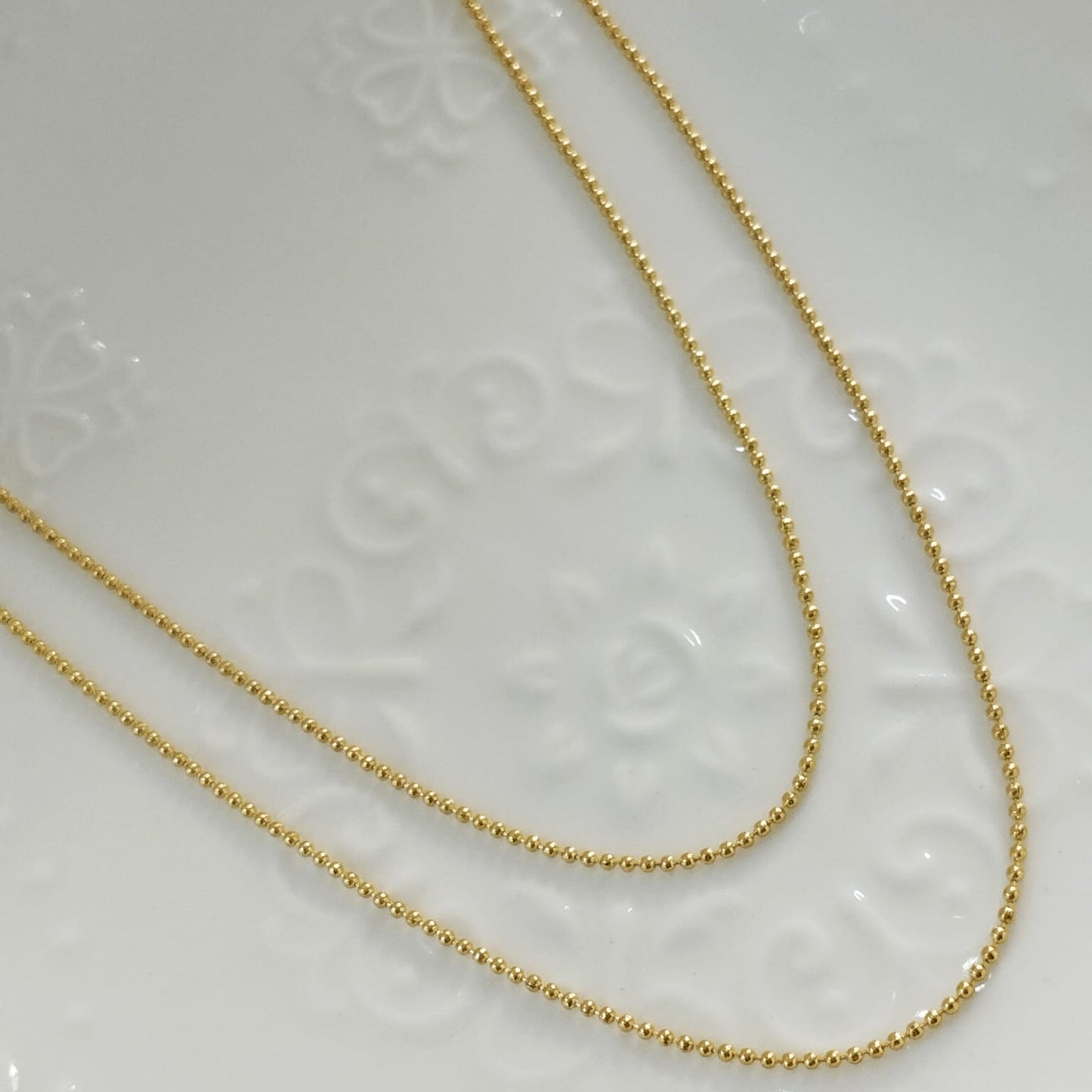 Cadena Militar 50cm Balin 2mm ID: 203