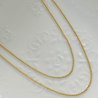 Cadena Militar 50cm Balin 2mm ID: 203