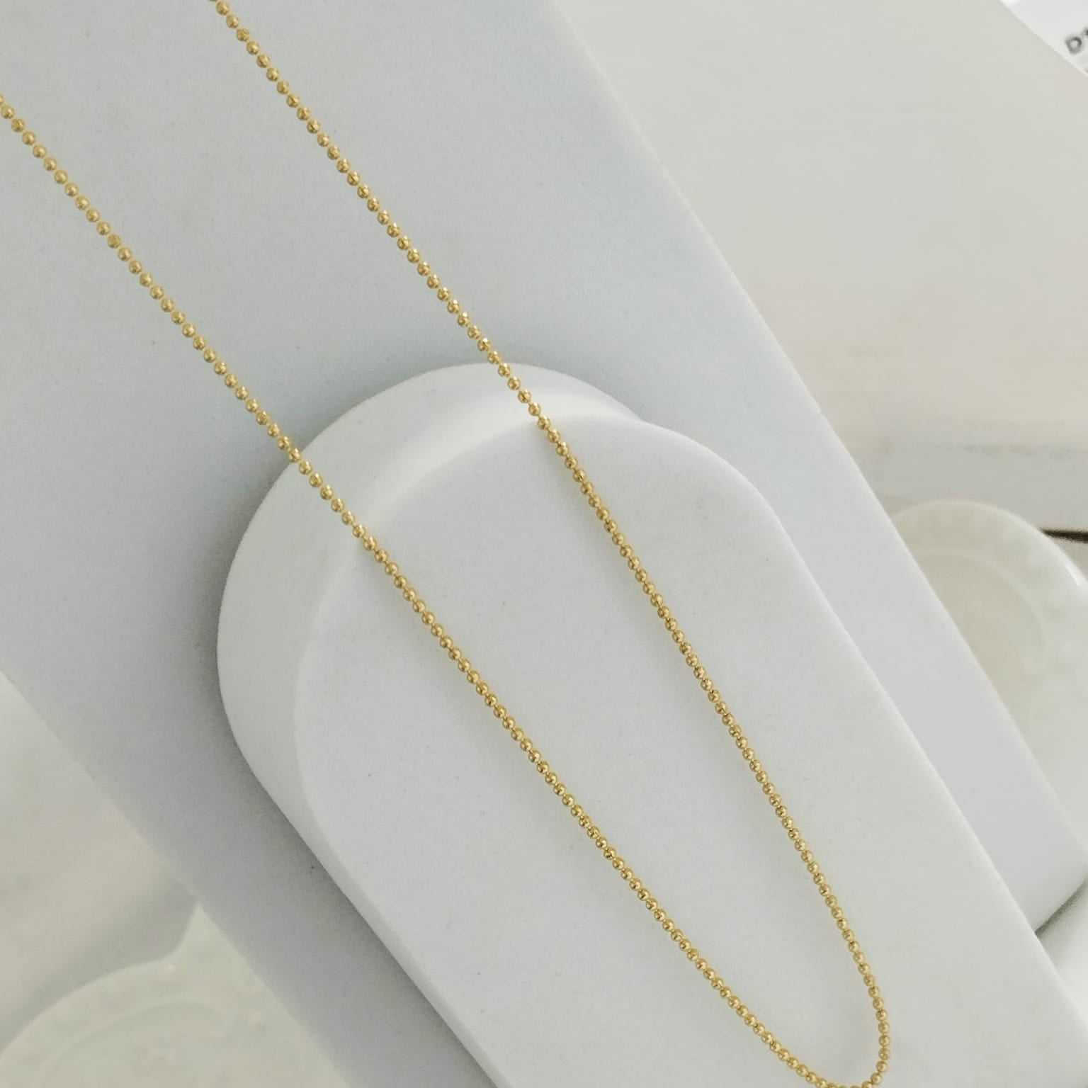 Cadena Militar 50cm Balin 2mm ID: 203