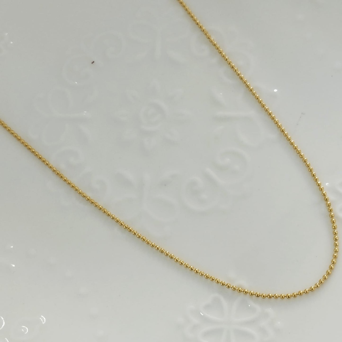 Cadena Militar 50cm Balin 2mm ID: 203