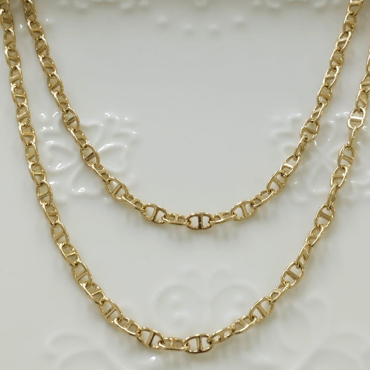 Cadena Eslabones o Gucci 60cm ID: 242