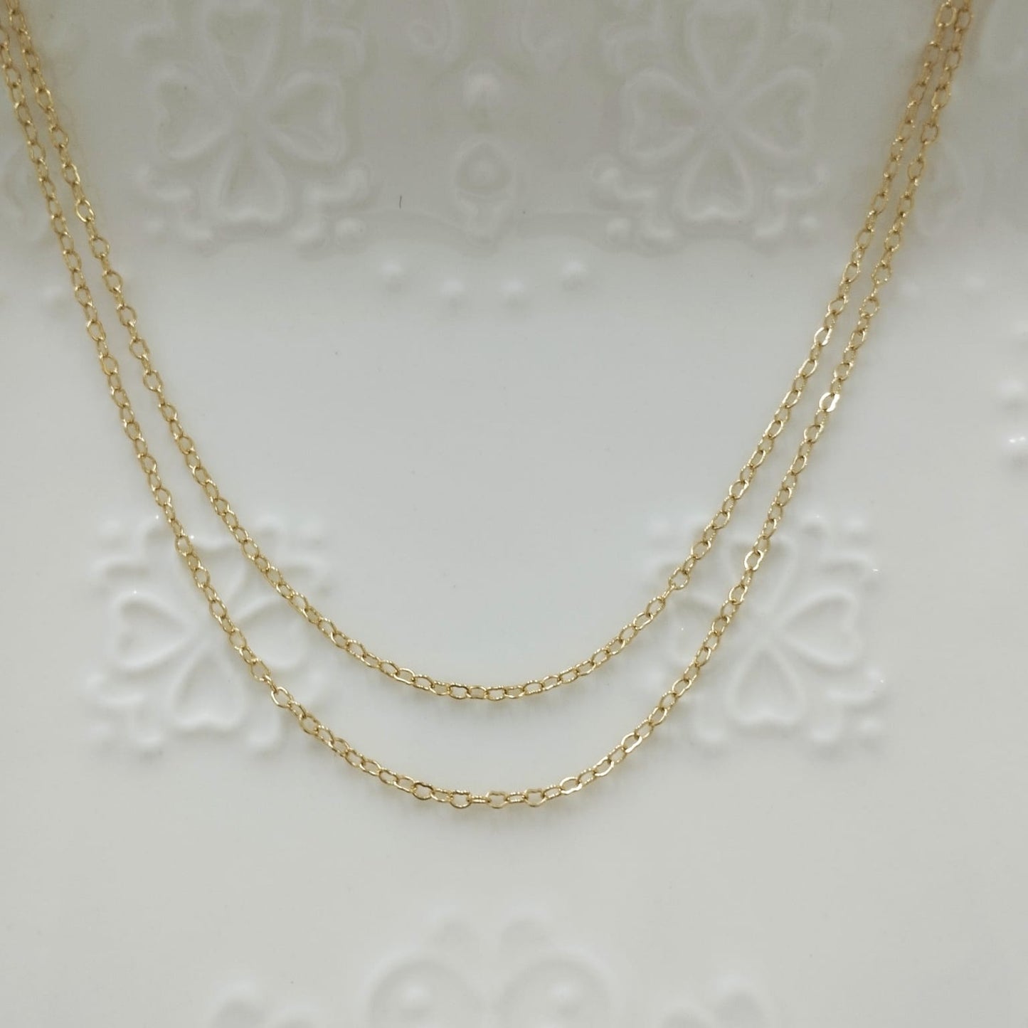 Cadena Aro Corazon 50cm ID: 236