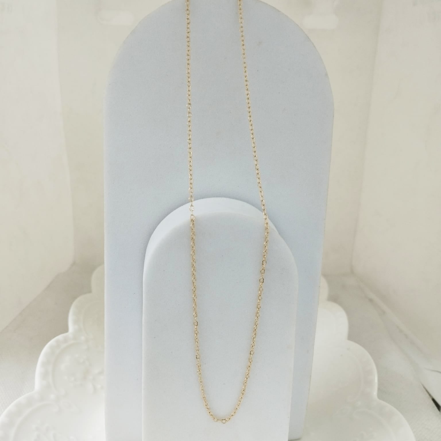 Cadena Aro Corazon 50cm ID: 236