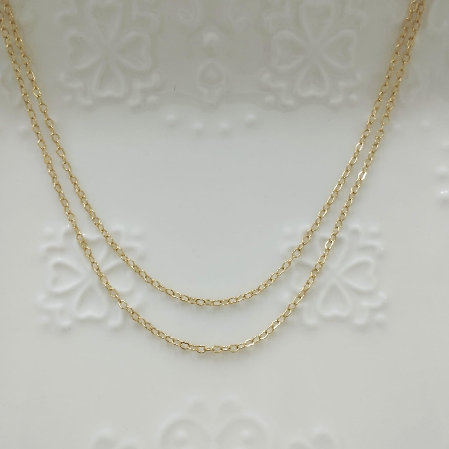 Cadena Aro Corazon 45cm ID: 239