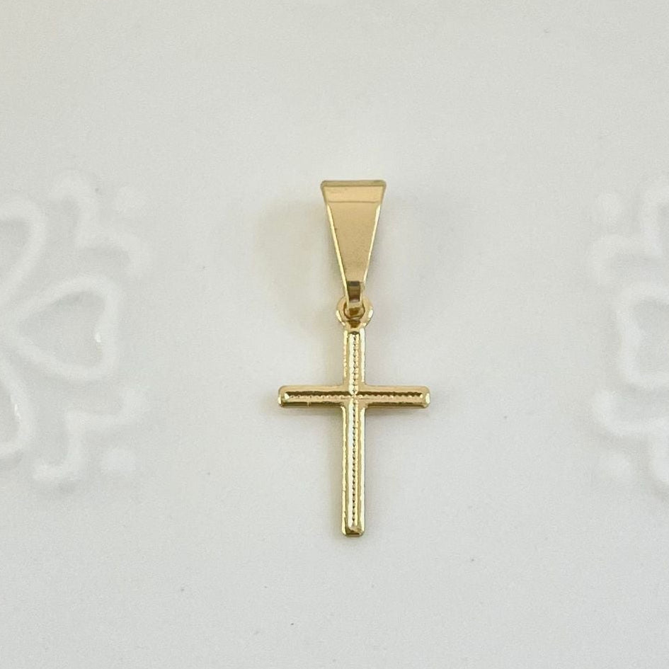 Dije Cruz Lisa 2cm ID: 217