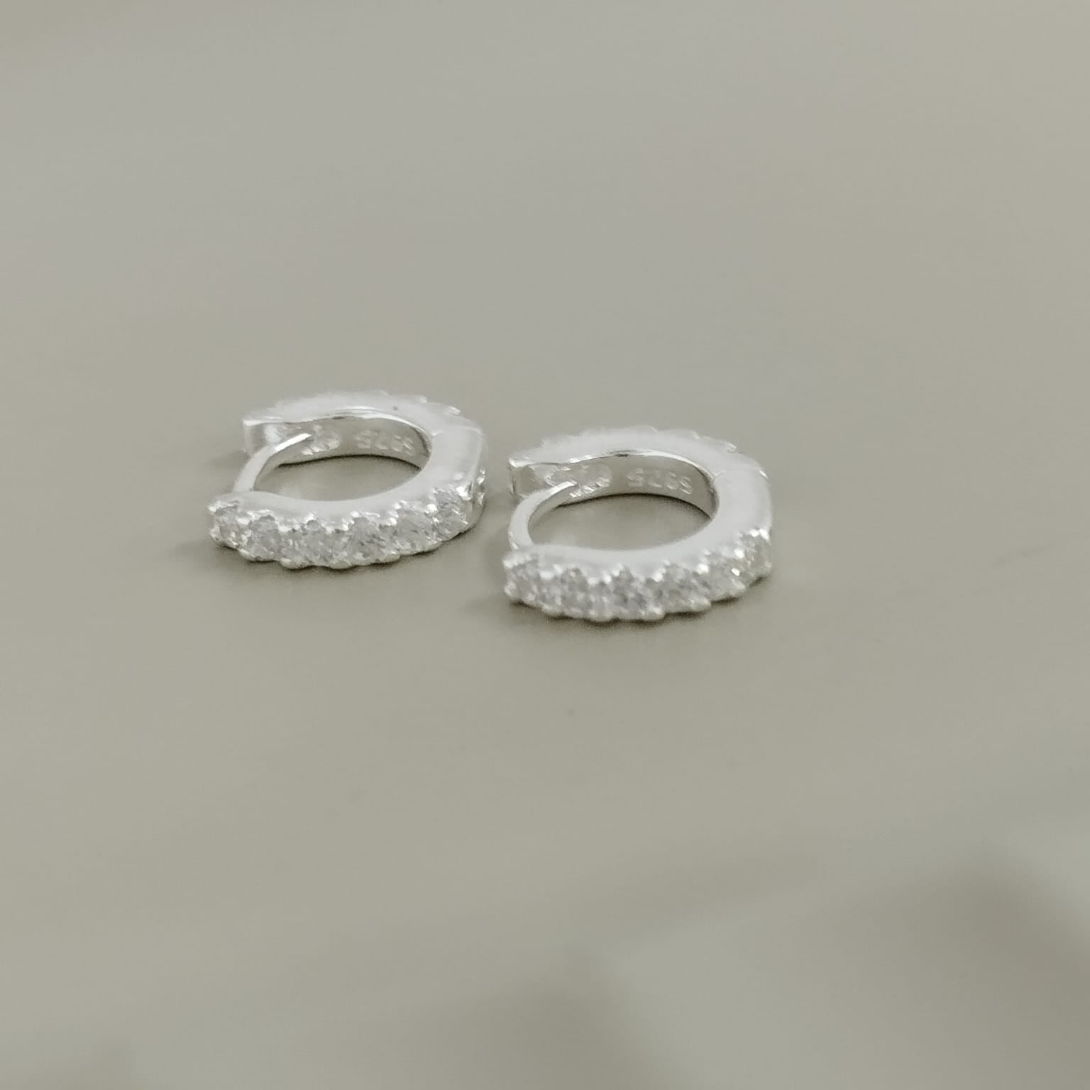 CANDONGA ABRE FACIL CON CIRCONES 8MM DE PLATA LEY 925 ID: 292