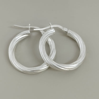CANDONGA MELCOCHA 2.4CM DE PLATA LEY 925 ID: 289