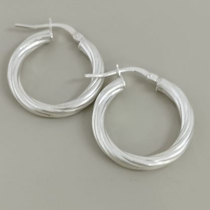 CANDONGA MELCOCHA 2.4CM DE PLATA LEY 925 ID: 289