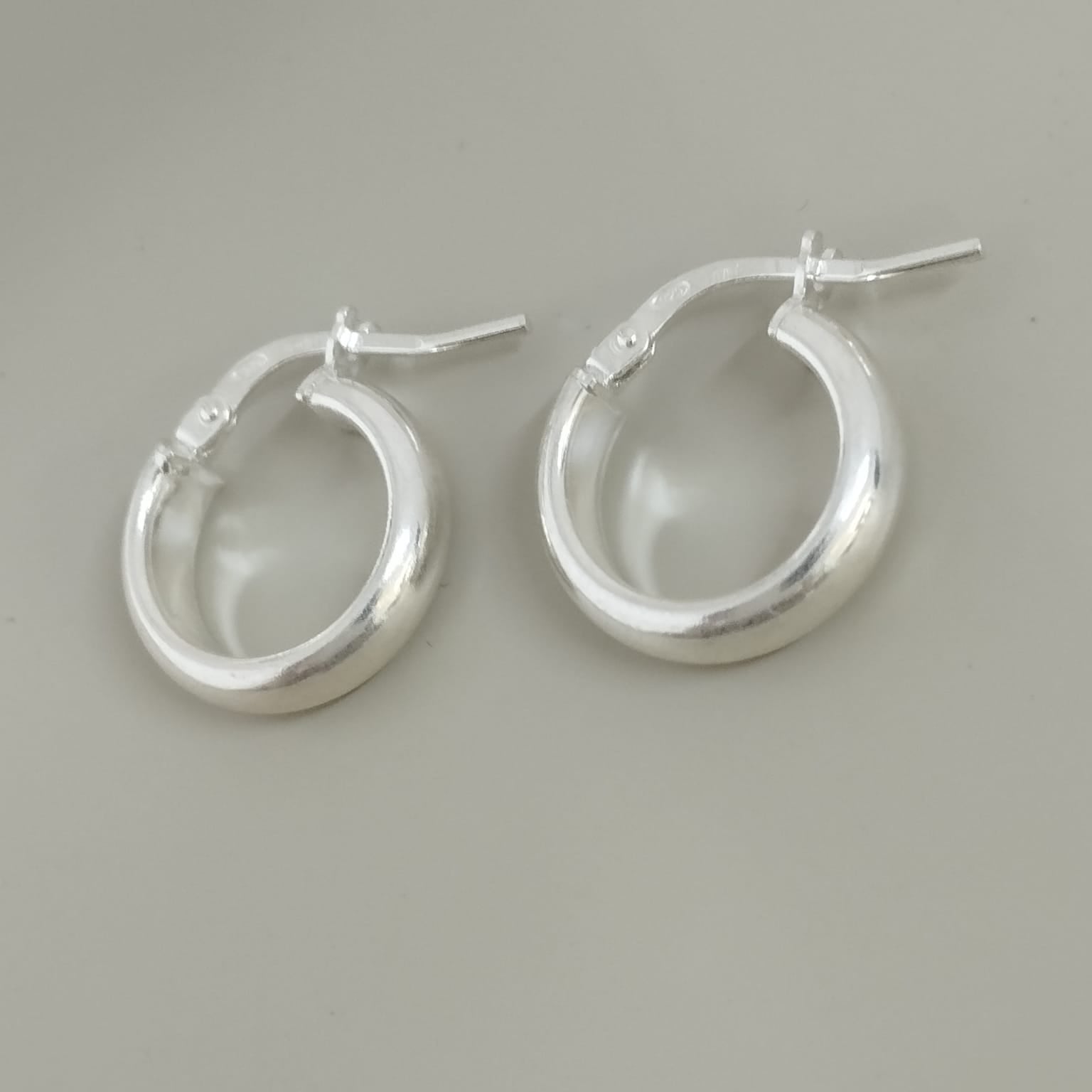 CANDONGA LISA 1.5CM DE PLATA LEY 925 ID: 290